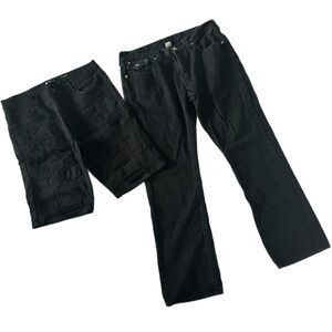 True Religion Black Distressed & Jeans Shorts Collection